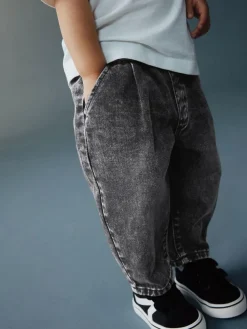 New Next Barrel Jeans (3mths-7yrs) Grey