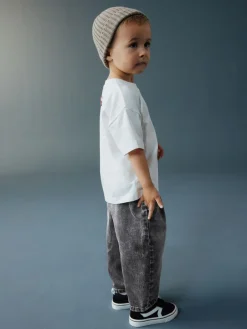 New Next Barrel Jeans (3mths-7yrs) Grey