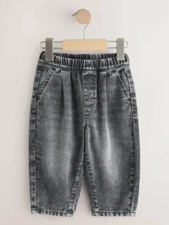 New Next Barrel Jeans (3mths-7yrs) Grey