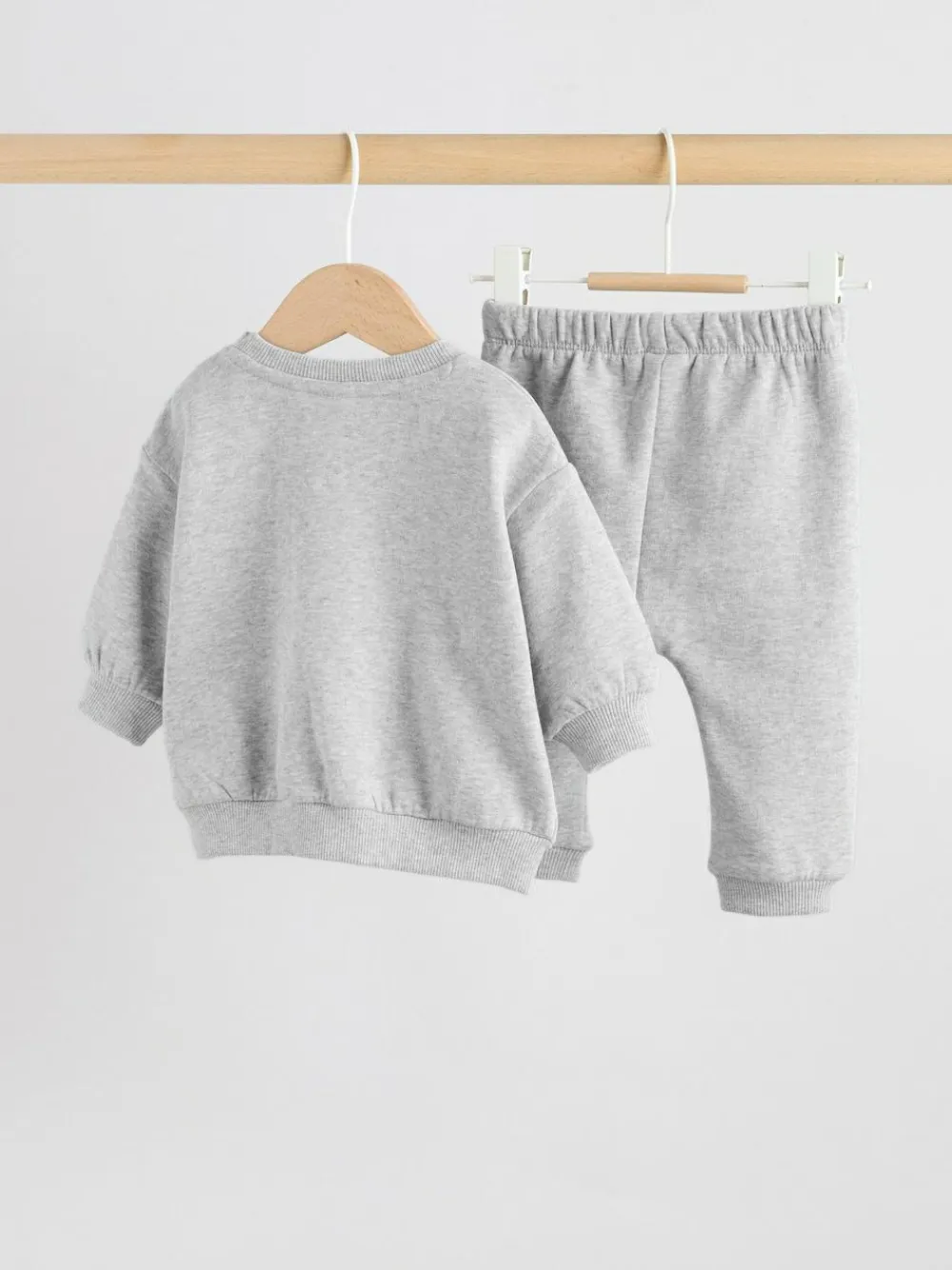 Hot Next Baby Sweatshirt and Joggers Set (0mths-2yrs) Grey Bear