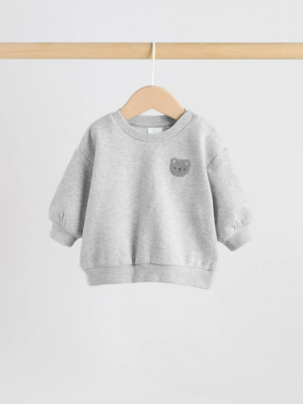 Hot Next Baby Sweatshirt and Joggers Set (0mths-2yrs) Grey Bear