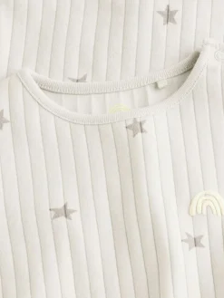 New Next Grey Big Smiles Baby Top and Leggings Set (0mths-2yrs) (0mths-2yrs)