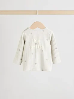 New Next Grey Big Smiles Baby Top and Leggings Set (0mths-2yrs) (0mths-2yrs)