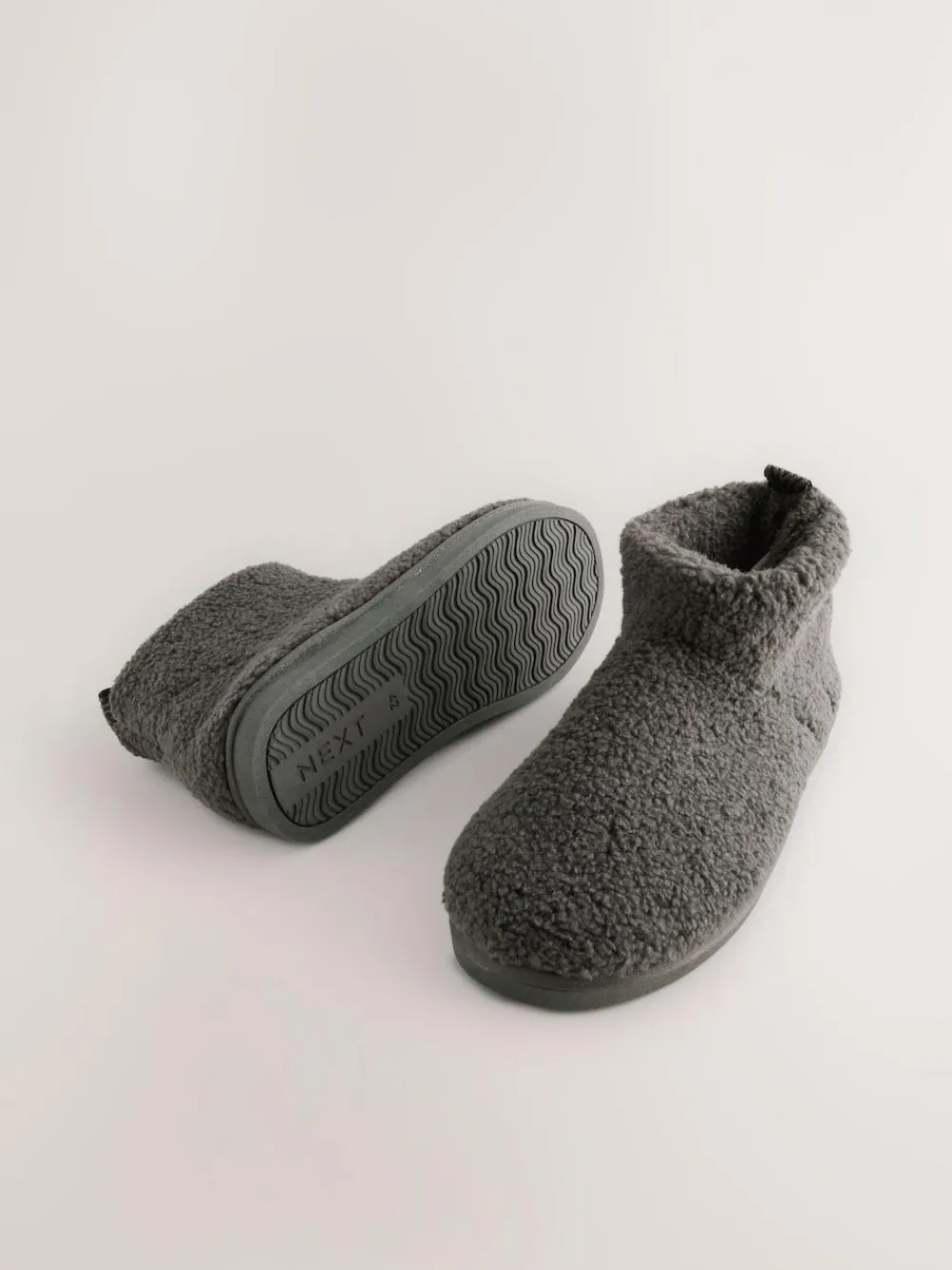Best Next Borg Boot Slippers Grey