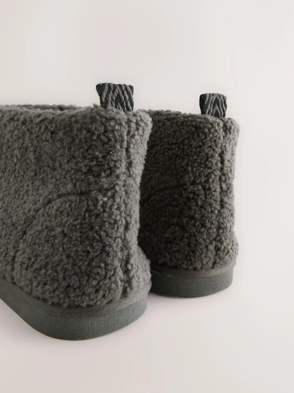 Best Next Borg Boot Slippers Grey