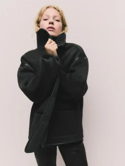 Outlet Next Borg Reversible Jacket Grey