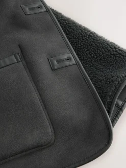 Outlet Next Borg Reversible Jacket Grey