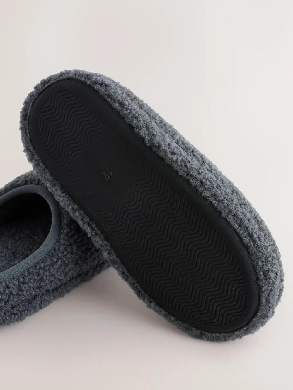 Next Grey Borg Warm Lined Slipper Mules^BOY Nightwear