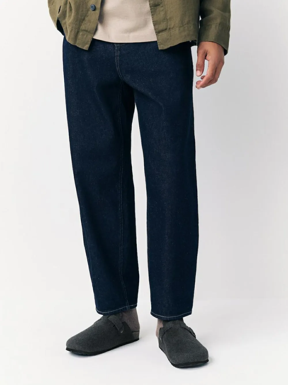 Next Grey Buckle Mule Slippers^ Slippers|Slippers