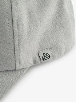 Outlet Next Canvas 100% Cotton Cap 1-16 years (3mths-16yrs) Grey