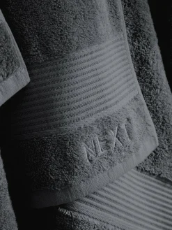 Next Grey Charcoal Egyptian Cotton Towel^ Towels & Bathmats