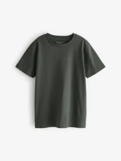 Next Grey Charcoal Regular Fit Short Sleeve T-Shirt (3-16yrs)^BOY T-Shirts