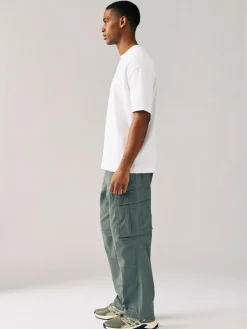 Next Relaxed Fit Cotton Stretch Cargo Trousers^ Pants & Chinos
