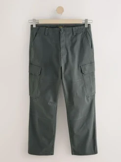 Next Relaxed Fit Cotton Stretch Cargo Trousers^ Pants & Chinos