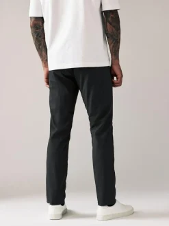 Best Next Grey Charcoal Slim Fit Stretch Chinos Trousers