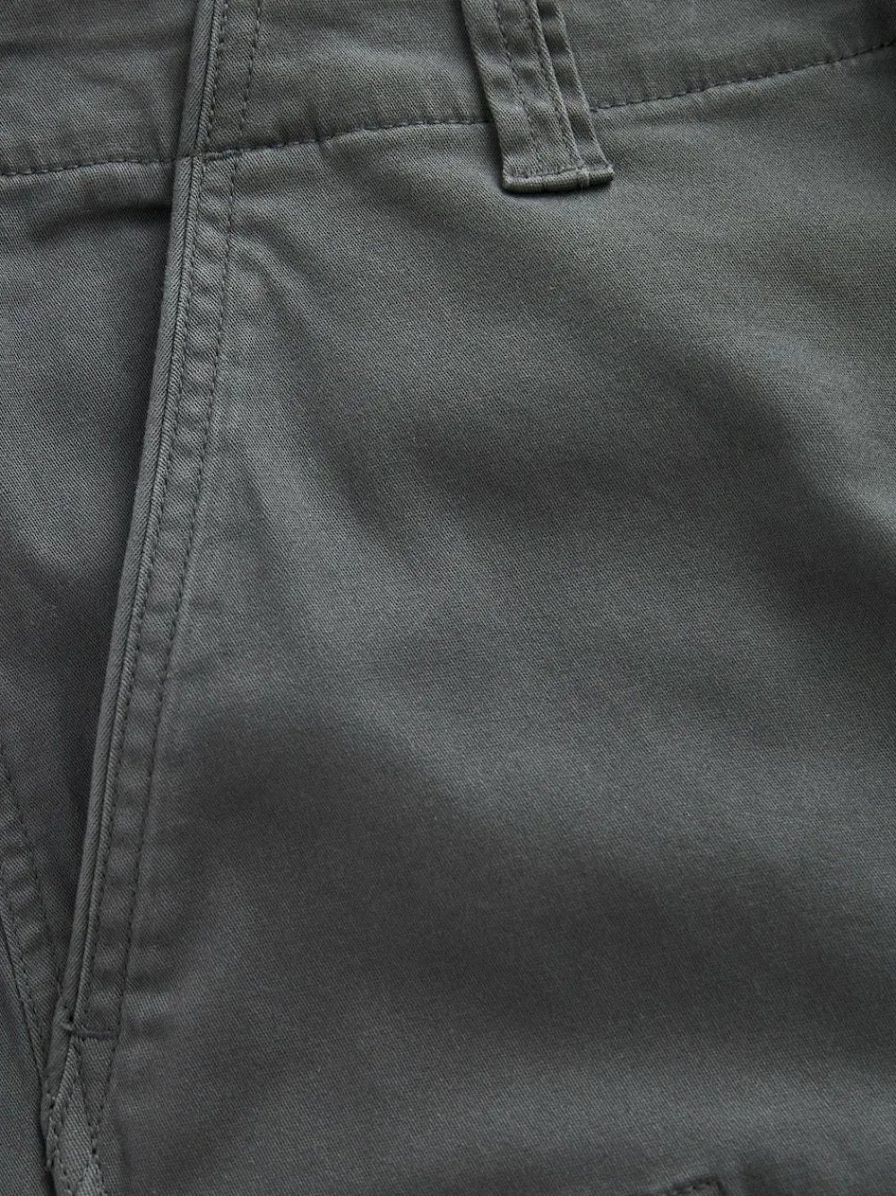 Next Grey Charcoal Straight Fit Cotton Stretch Cargo Trousers^ Pants & Chinos