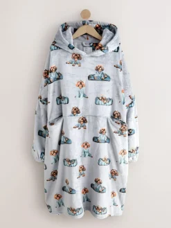 Next Grey Charlie The Cockapoo Oversized Hooded Blanket^Women Loungewear