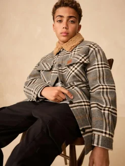 Next Lined Shacket (3-16yrs)^BOY Shirts