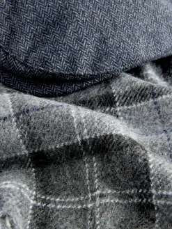 Next Grey Check Flat Cap And Scarf Set^ Hats, Gloves & Scarves|Hats, Scarves & Gloves