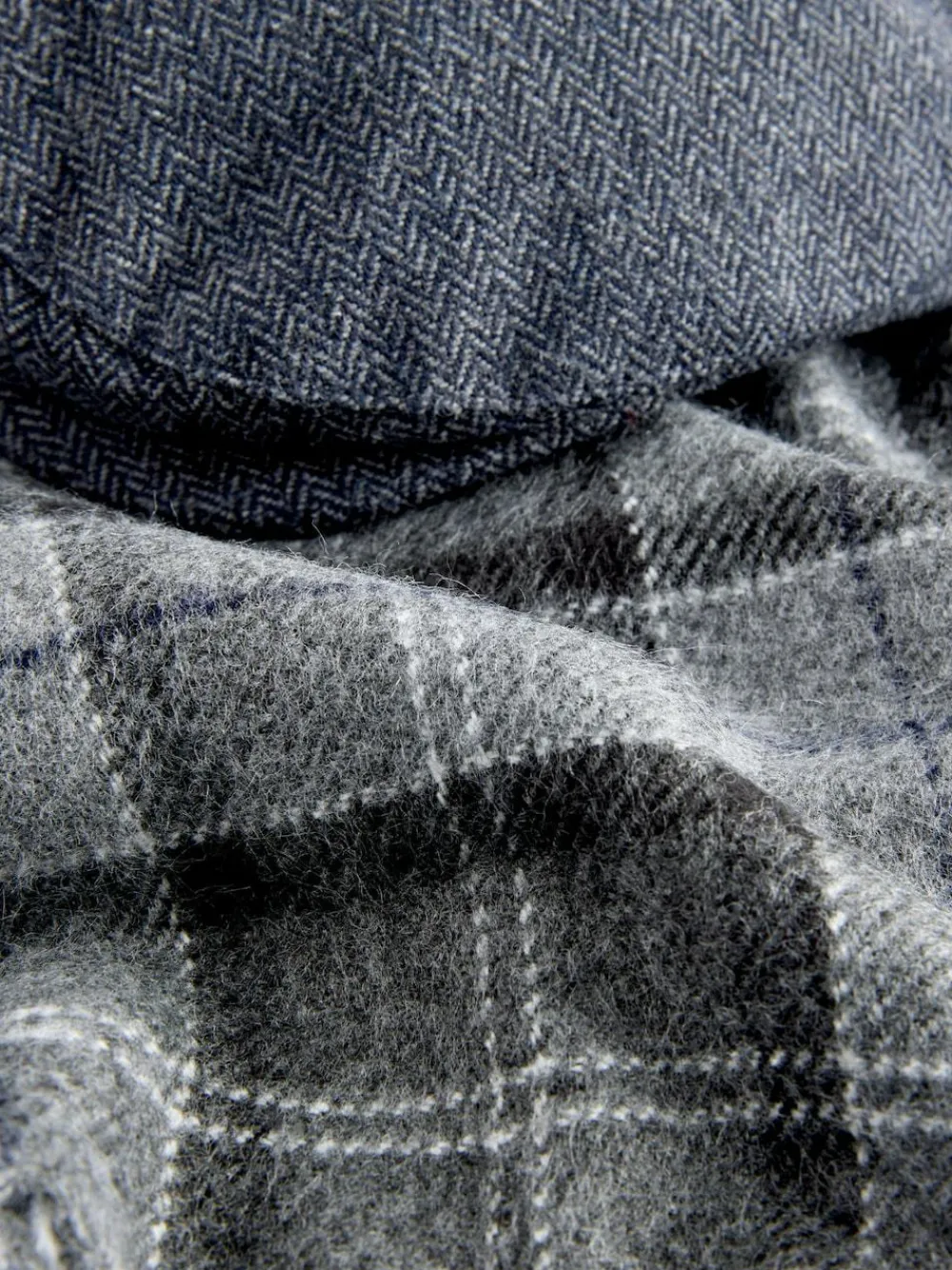 Next Grey Check Flat Cap And Scarf Set^ Hats, Gloves & Scarves|Hats, Scarves & Gloves