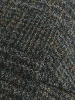 Discount Next Grey Check Harris Tweed Flat Cap
