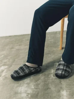 Next Check Mule Slippers^ Slippers|Slippers
