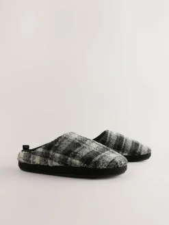 Next Check Mule Slippers^ Slippers|Slippers