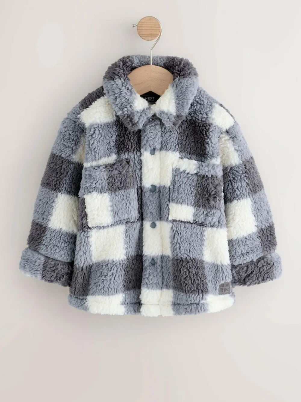 Next Borg Fleece Shacket (3mths-7yrs)^BOY Sweatshirts & Hoodies|Coats, Jackets & Pramsuits