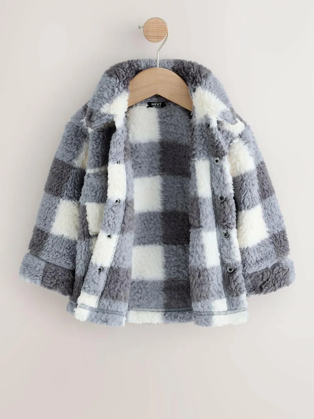 Next Borg Fleece Shacket (3mths-7yrs)^BOY Sweatshirts & Hoodies|Coats, Jackets & Pramsuits