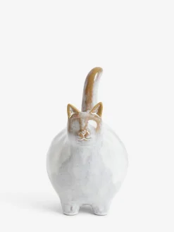 Next Grey Chester the Cat Ornament^ Ornaments