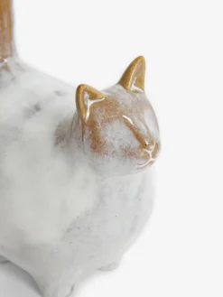 Next Grey Chester the Cat Ornament^ Ornaments