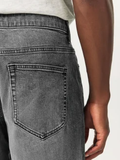 Next Grey Classic Stretch Relaxed Fit Jeans