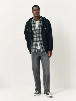 Next Grey Classic Stretch Relaxed Fit Jeans
