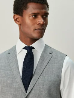 Next Contrast Fabric Detail Suit Waistcoat^ Vests