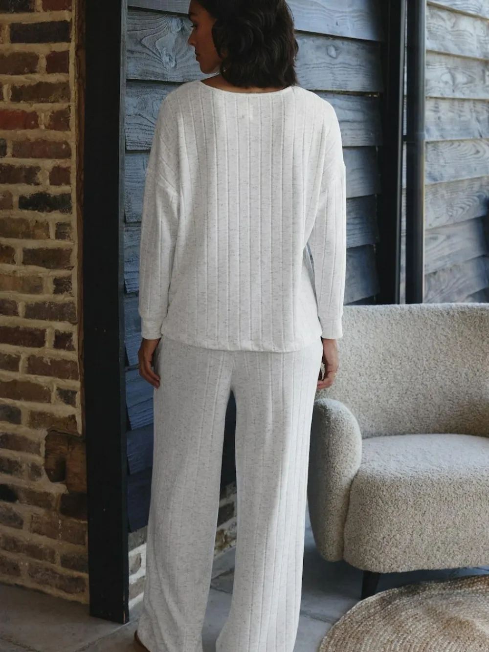 Sale Next Cosy Long Sleeve Pyjamas Grey