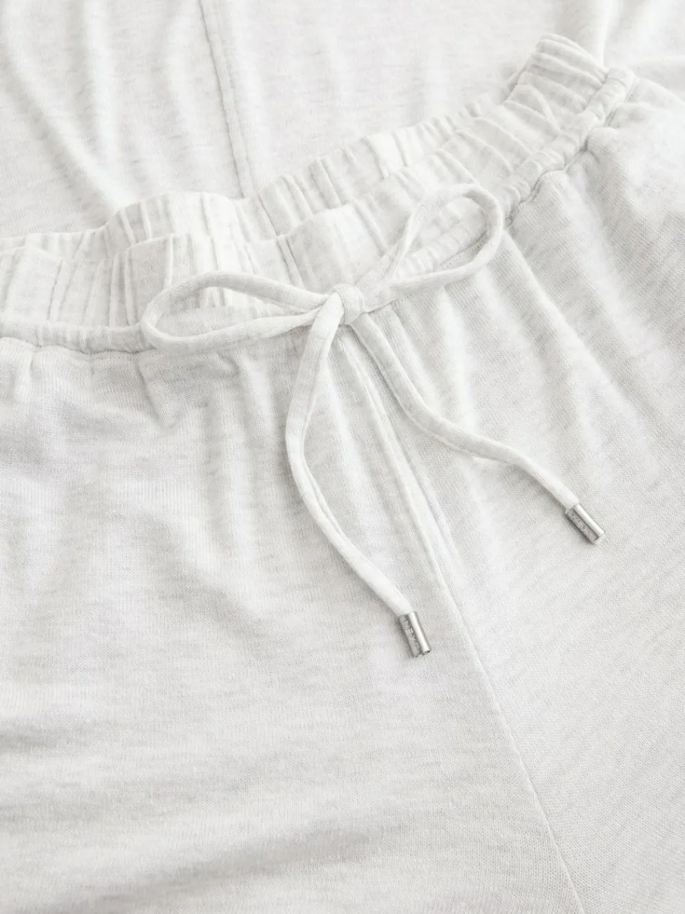 Next Cosy Short Sleeve Pyjamas Grey