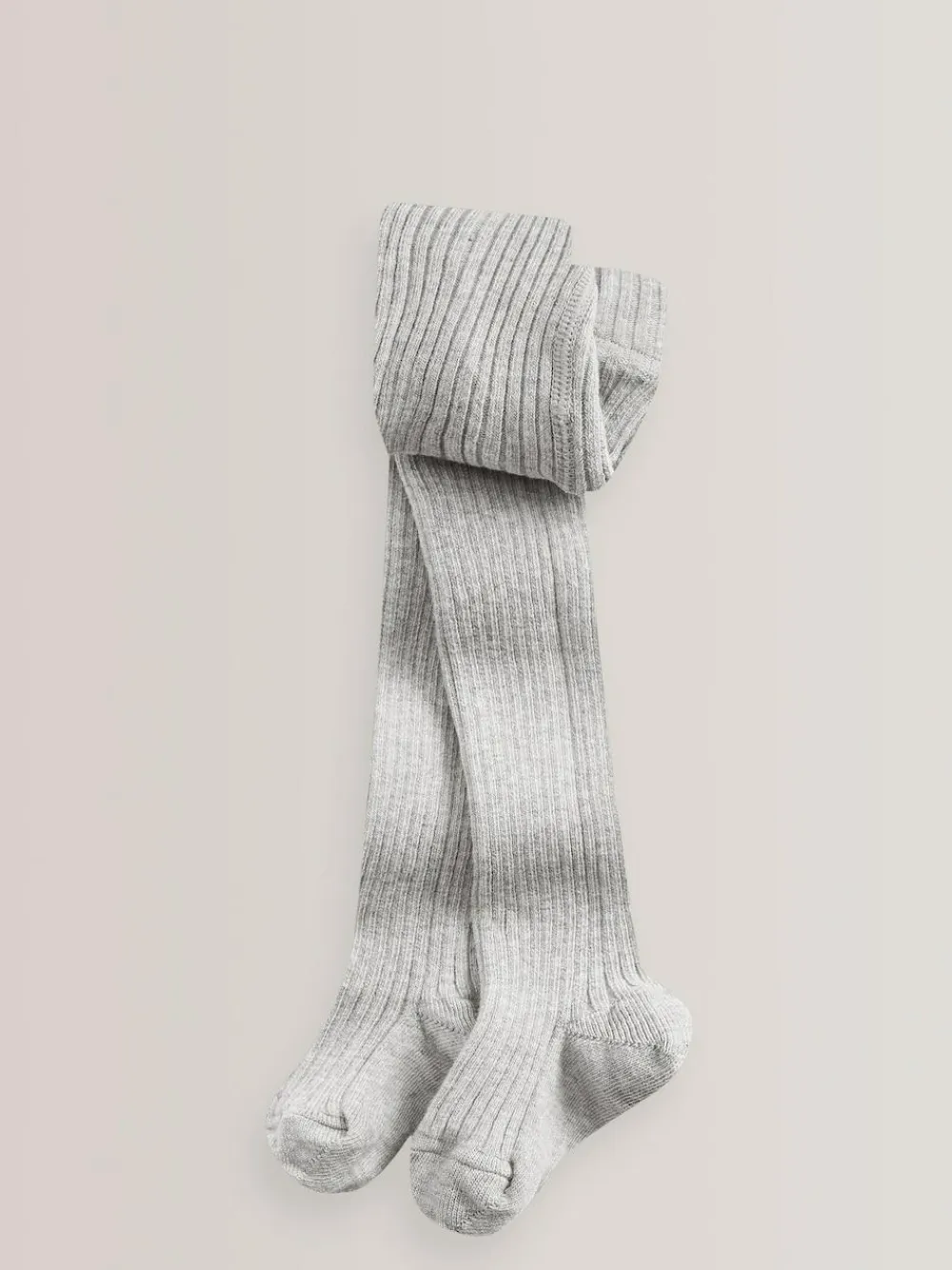 Next Grey Cotton Rich Rib Tights^ Socks & Tights|Socks & Tights