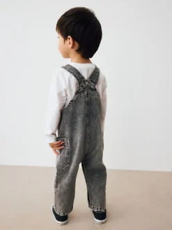 Next Denim Dungarees (3mths-7yrs)^BOY Rompers & Overalls|Dungarees