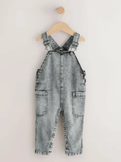Next Denim Dungarees (3mths-7yrs)^BOY Rompers & Overalls|Dungarees