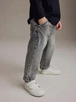 New Next Pleat Front Jeans (3mths-7yrs) Grey Denim