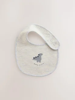 Next Grey Dinosaur Baby Bibs 3 Pack^ Bibs|Newborn Accessories