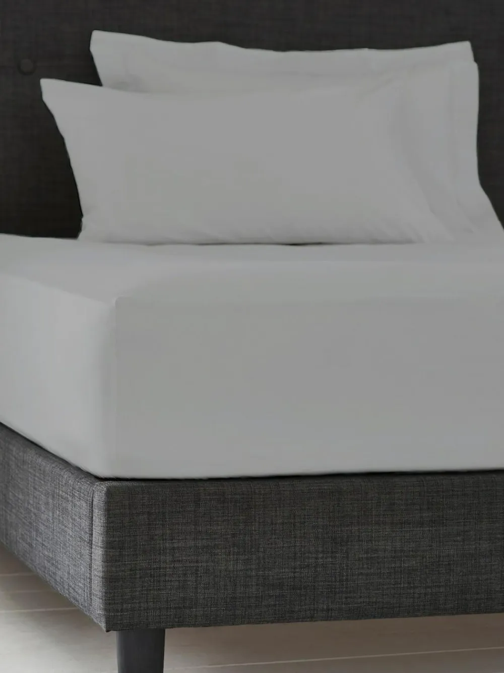 Hot Next Grey Easy Care Polycotton Fitted Sheet