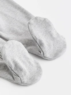 Next Essential Zipped 100% Cotton Baby Sleepsuits 3 Pack (0-3yrs)^BOY Unisex|Nightwear