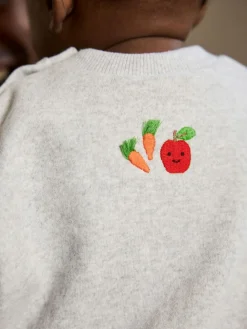 New Next Baby Sweatshirt and Leggings Set (0mths-3yrs) Grey Farm Character