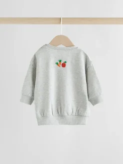 New Next Baby Sweatshirt and Leggings Set (0mths-3yrs) Grey Farm Character