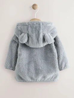 Next Fleece Baby Zip Jacket Grey