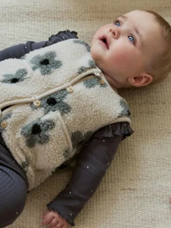 Next Baby Long Sleeve Top and Leggings with Gilet Set 3 Piece (0mths-2yrs)^ Baby Girls|Baby Winter Clothing