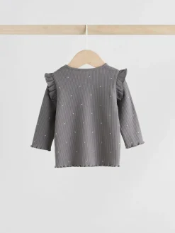 Next Baby Long Sleeve Top and Leggings with Gilet Set 3 Piece (0mths-2yrs)^ Baby Girls|Baby Winter Clothing