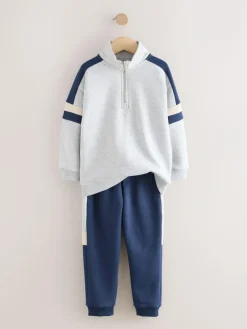 Next Funnel Zip Neck Sweatshirt and Joggers Set^BOY Sweatshirts & Hoodies|Sweat Pants