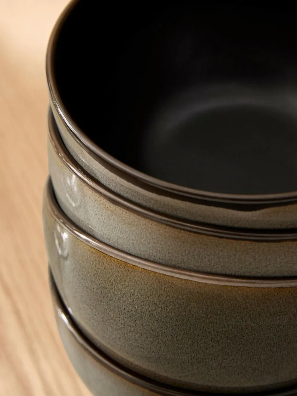 Next Grey Hampton Set of 4 Cereal Bowls^ Dinner Sets & Pasta Bowls